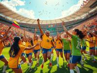 澳客体育官网入口-哥伦比亚女子足球盛事掀起轰动，哥伦比亚男足